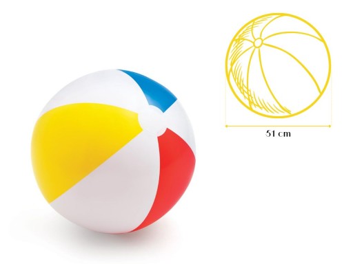 Intex nafukovacia plážová lopta 51 cm 59020