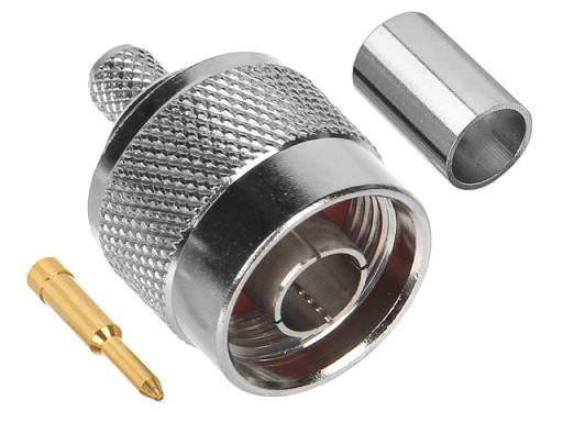 N 50Ohm zástrčka nalisovaná na kábli H-155