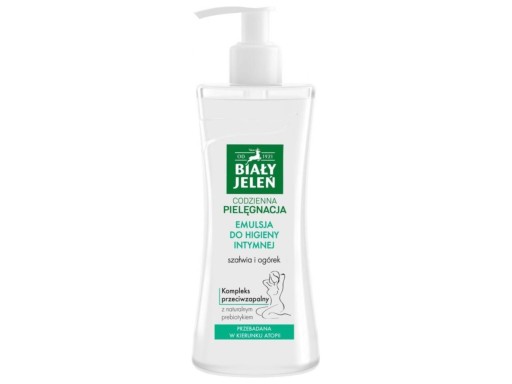 Biały Jeleń Premium Emulzia na intímnu hygienu šalvia a uhorka 265ml