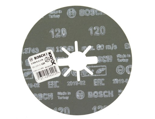 FIBER DISC 125mm X-LOCK GR.120 KOV BOSCH 5ks