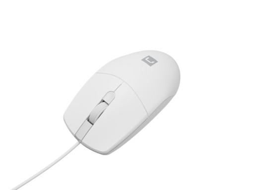 Natec RUFF 2 1000 DPI drôtová myš, biela