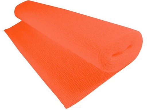 Taliansky krepový papier 17E6 koralovo-oranžový