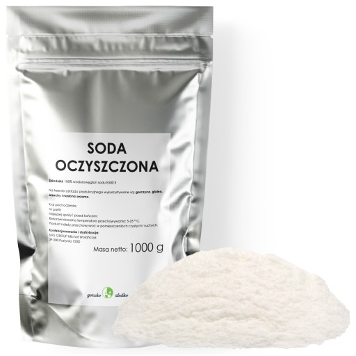 Jedlá SÓDA NA PEČENIE, hydrogénuhličitan sodný 1kg