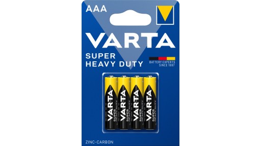 VARTA zinková batéria R3 (AAA) 4 ks NAJSILNEJŠIE PRSTY