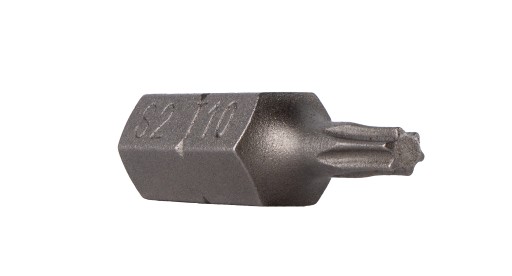 TORX 10 skrutkovacie bity 25mm 2 ks TX10 magnetické Klimas