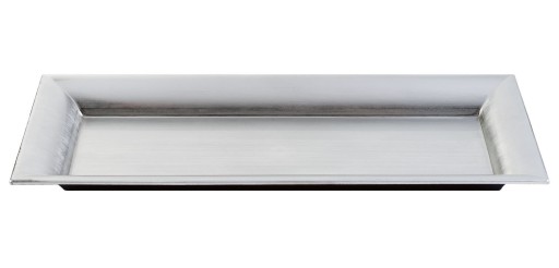 LIVARNO DOMÁCI STRIEBORNÝ DEKORATÍVNY PODANÍK 35,5 x 17 cm