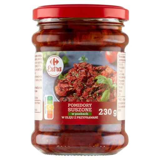 Carrefour Extra sušené paradajky v pásikoch 230 g
