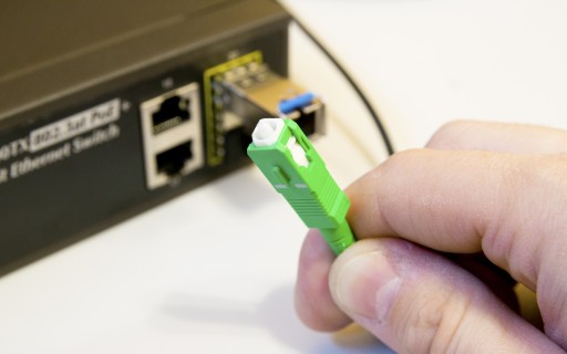 Prepojovací kábel z optických vlákien SC/APC-SC/APC sx 5m kábel