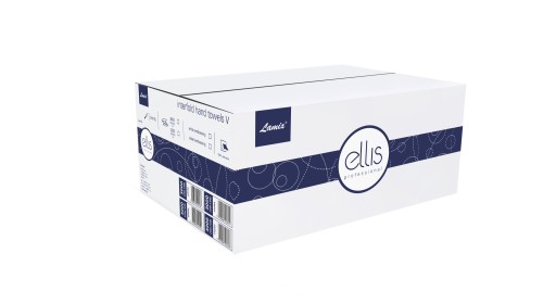 Uteráky ZZ Ellis, 2-vrstvová celulóza, 150 ks (jeden obal) biela/fialová