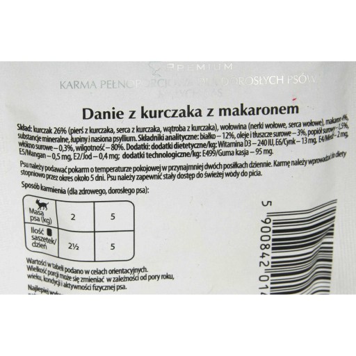 Dolina Noteci miska na kura malého plemena pre psa 100g