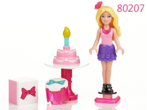 MEGA BLOCKS BARBIE BLOCKS SA VHODIA K SADA BLOKOV