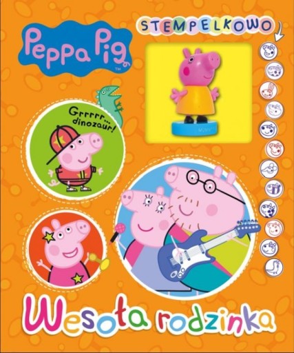 Kniha prasiatka Peppa + pečiatka s figúrkou Peppa's MOM - KD