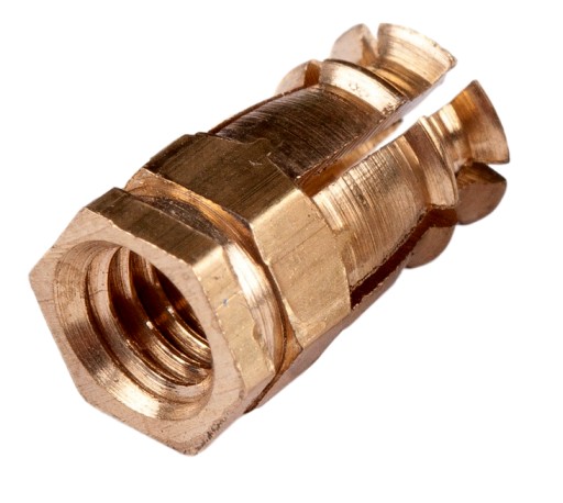 10x M4 x 10 mm mosadzný kĺb bez dilatačnej guľôčky