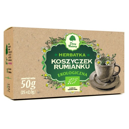 Eko košík harmanček 25x2g - Dary Natury