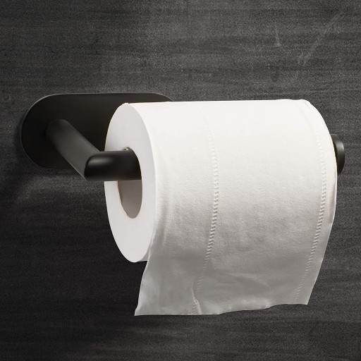 SAMOLEPIACI DRŽIAK NA TOALETNÝ PAPIER, ČIERNY LOFT
