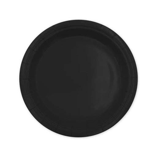 PAPIEROVÉ TANIERE ČIERNA narodeninová PARTY 18 cm