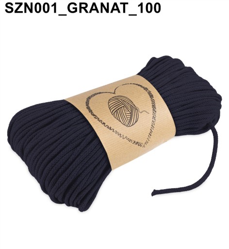 Bavlnená šnúra pre Macrame Bavlna 100m 5mm