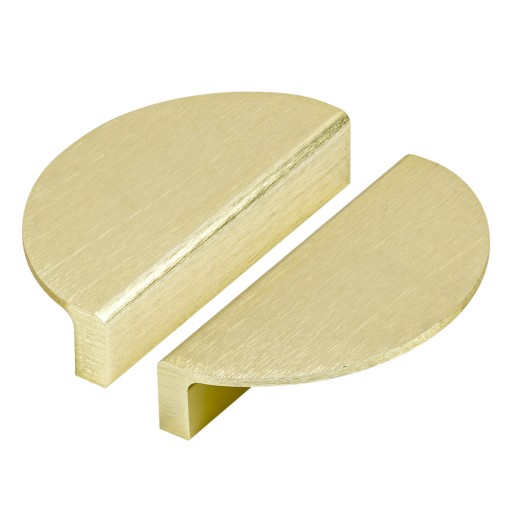 NÁBYTKOVÁ ÚCHYTKA ZLATÝ MESIAC POLkruhový 64 MM