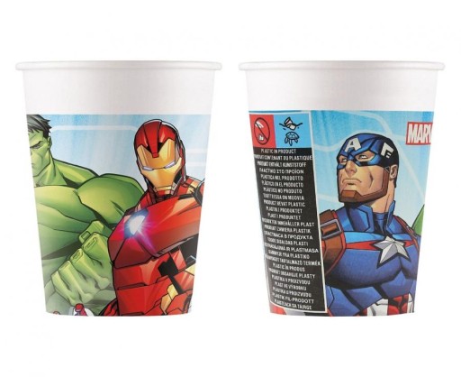 Mighty Avengers papierové poháre 200 ml 8 ks.