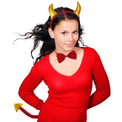 DEVIL diabol DEVIL tail HORN set čelenka