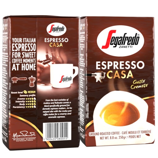 Segafredo Espresso Casa mletá káva 250g