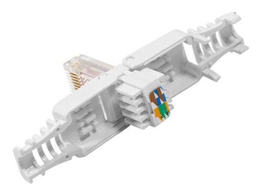 RJ45/8P8C UTP zástrčka cat.6, krútená dvojlinka, drôt/lanko AWG23-26, bez náradia