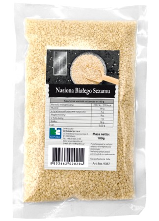 Lúpaný biely sezam 100g - Thai Pride