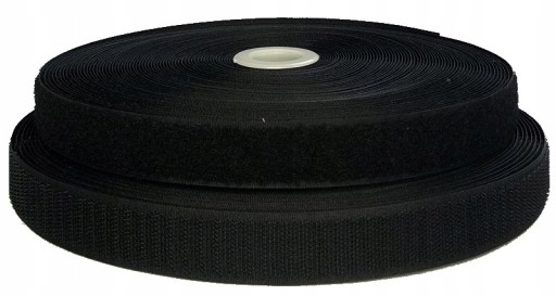 VELCRO Páska na suchý zips 25mm - 5mb Čierna