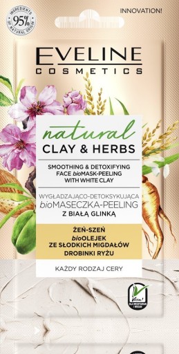 Maska Eveline Cosmetics Natural Clay&Herbs