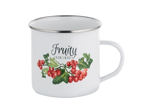 Emalia Polska Pleszew Kalina hrnček 9 cm 500 ml