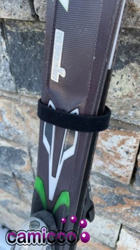 Popruh na lyže, popruh na nosenie na suchý zips, suchý zips, lyže, spona na kábel PL