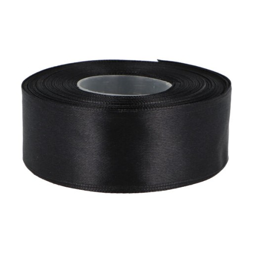 SATÉNOVÁ STUHA ČIERNA 30mm polimex 3204