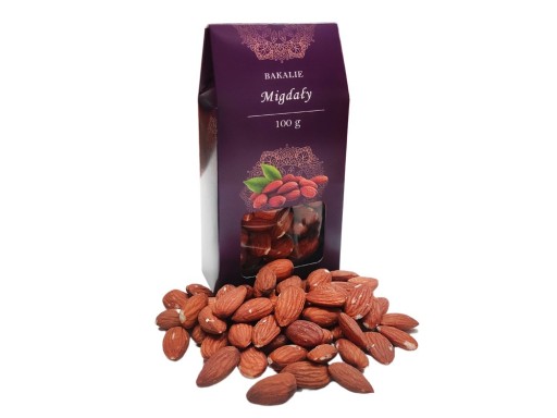 MANDLE, celé, lúpané, 100g superpotraviny