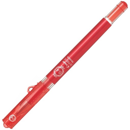 Pilot G-TEC MAICA gélové pero červené 0,4 mm