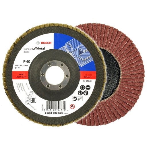 BOSCH KOTOUČ KLAPKA 125mm GR.40 NA KOV