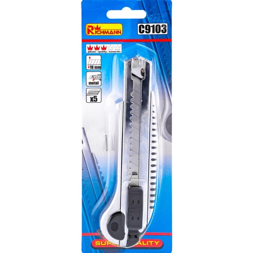 Rezačka tapiet C9103 18 mm + 5 čepelí Richmann