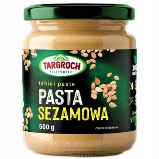 Targroch Tahini Sezamová pasta 100% prírodná 500g