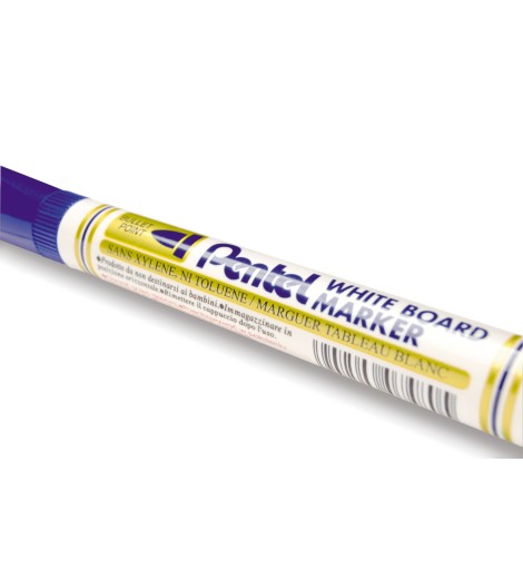 Popisovač na tabule Pentel modrý za sucha 1 ks.