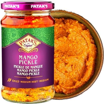 Nakladané stredne horké indické mango 283g PATAKS