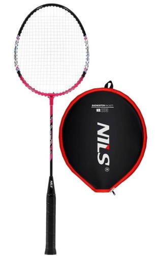 Bedmintonová raketa NILS s obalom