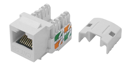 RJ45/8P8C zásuvka kat.5e UTP typ KEYSTONE LSA kontakty