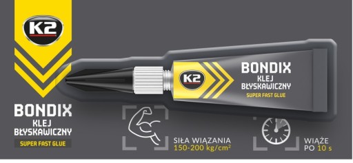 K2 BONDIX Silné super lepidlo univerzálne 3g
