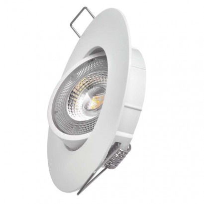 Biele 5W LED stropné svietidlo, teplé, záruka 3 roky. EMOS