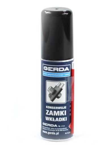 Prípravok na údržbu vložky/zámku GERDA 25ml