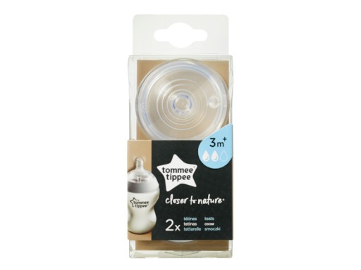Cumlíky na fľašu cumlíky 3M+ 1 ks TOMMEE TIPPEE