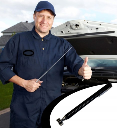 MAGNETICKÝ UCHOVÁVAČ ROZŠÍRITEĽNÝ TELESKOPICKÝ MAGNET DLHÝ SILNÝ