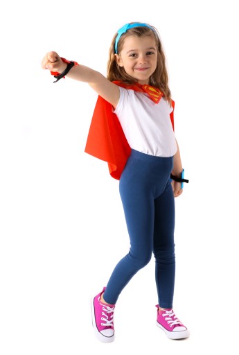 SUPERGIRLS DC MATTEL SUPERHEROINE KOSTUM
