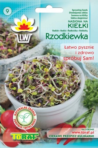 Semená reďkovky na klíčky 20g TORAF