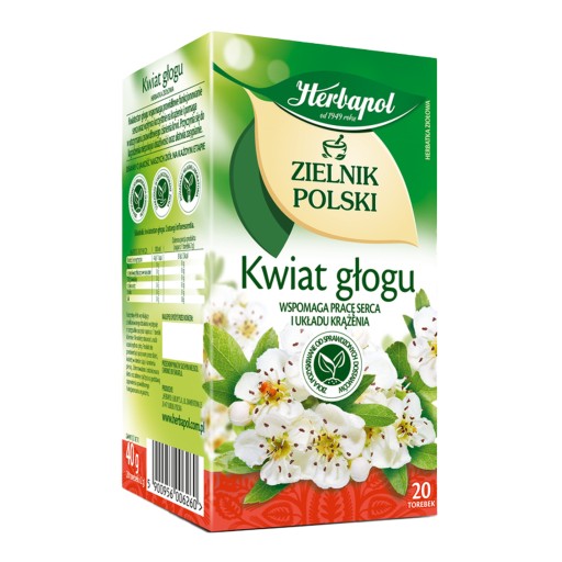 JASTRABÍK FLOWER POLISH HERBAR čaj bylinkový čaj HERBAPOL 20 VRECKOV