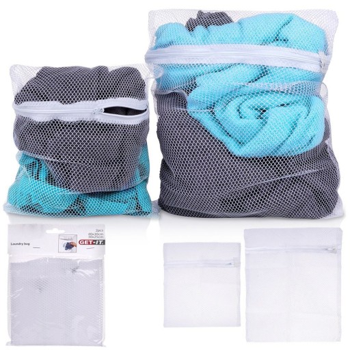 2x Sieťované vrecko LAUNDRY na pranie spodnej bielizne, ponožiek, podprseniek v práčke